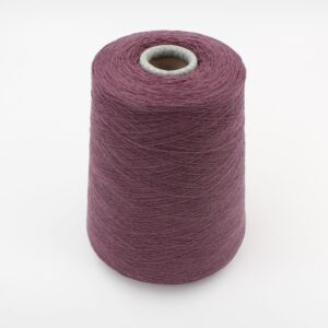 Yarn 2/28 100% Cashmere color bordeaux  cones 470 gr