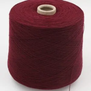 Yarn 2/28 100% Cashmere color bordeaux cones 590 gr