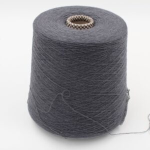 Yarn 2/28 100% Cashmere color dark grey cones 580 gr