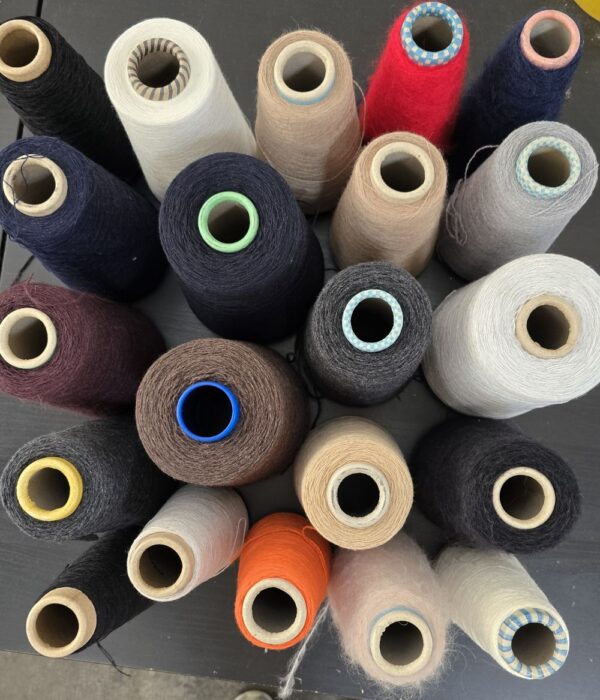 Confezione 3 kg filato mohair e cashmere vari spessori