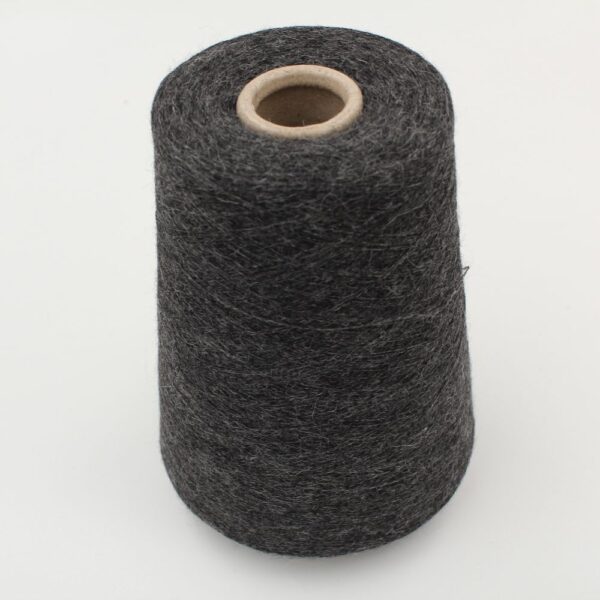 yarn baby alpaca superior 100% nm 2/28 color grey cone 470 gr