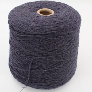 Yarn cashmere 100% nm 2x2/15 color blue melange cones 400 gr