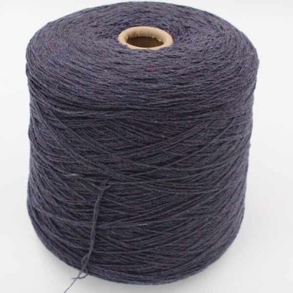Yarn cashmere 100% nm 2x2/15 color blue melange cones 400 gr