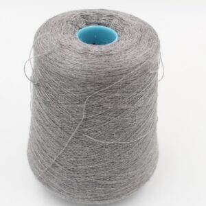 Filato cashmere 70% seta 30% nm 2/58 colore grigio medio rocche 740 gr