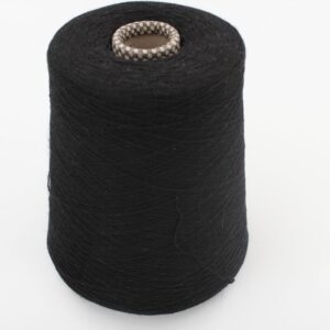 Filato 2/28 100% Cashmere colore nero rocche 510 gr