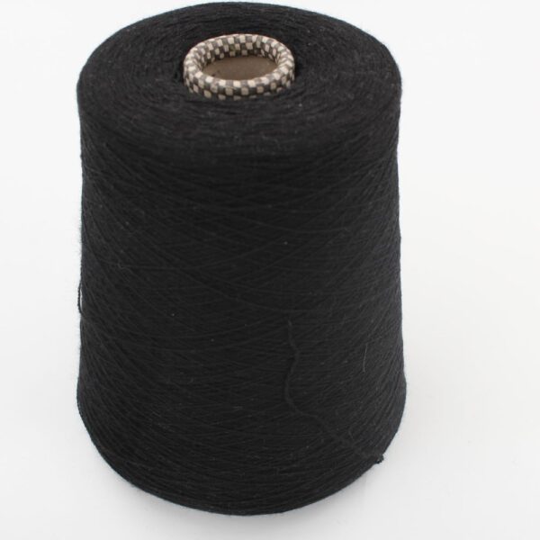 Filato 2/28 100% Cashmere colore nero rocche 510 gr