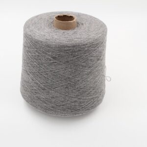 Yarn 2/28 100% Cashmere color medium grey cones 740 gr