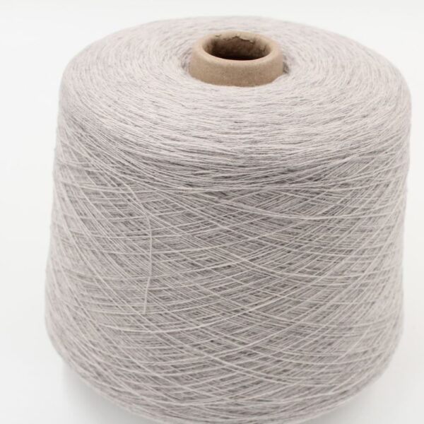 Yarn 2/28 100% Cashmere color light grey cones 410 gr