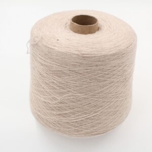 Yarn 2/28 100% Cashmere color beige cones 420 gr