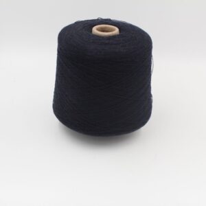 Yarn 2/28 100% Cashmere color black cones 740 gr