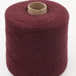 Yarn 2/28 100% Cashmere color bordeaux cones 620 gr