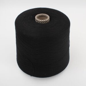 Yarn 2/28 100% Cashmere color black cones 500 gr
