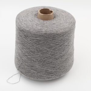 Yarn 2/28 100% Cashmere color medium grey cones 390 gr