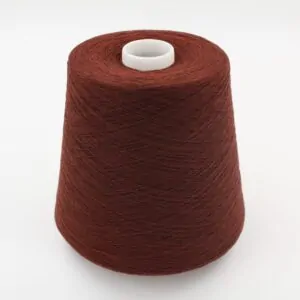 Filato 2/28 100% Cashmere colore dark rust rocche 610 gr