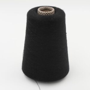 Filato merino extrafine nm 2/56 pettinato colore nero rocche 380 gr