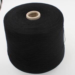 Yarn 2/28 100% Cashmere color black cones 630 gr