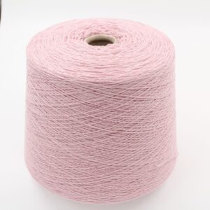 100% Cashmere yarn nm 2/14 color pink cones 420 gr