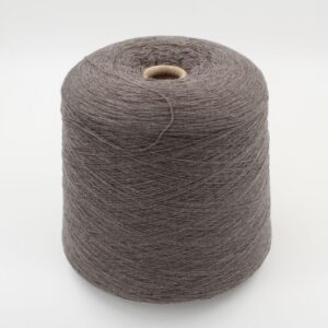 Filato 2/27 100% Cashmere per macchina 12 colore marrone melange rocca 520 gr