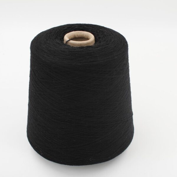 Filato 2/28 100% Cashmere colore nero rocche 750 gr