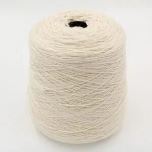 Yarn cashmere 100% nm 5/20 color natural white cones 520 gr