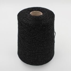 Filato cashmere 95% poliammide 5% nm 3x2/28 colore nero mulinè rocca 500 gr