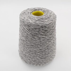 Filato cashmere 100% nm 4x2/28 colore grigio chiaro mulinè rocca 420 gr