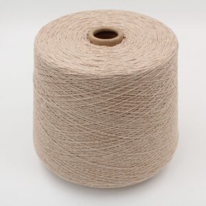 Filato 40% cashmere 60% cotone nm 2/15 colore beige rocche 490 gr