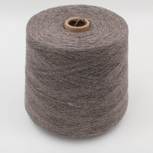 Filato 40% cashmere 60% cotone nm 2/15 colore dark brown rocche 480 gr