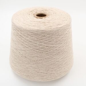 100% Cashmere yarn nm 2/14 color light beige cones 550 gr