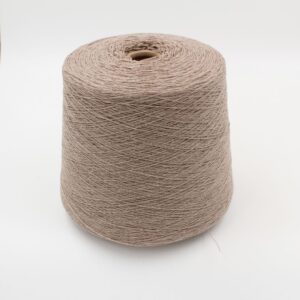 100% Cashmere yarn nm 2/14 color natural brown cones 510 gr