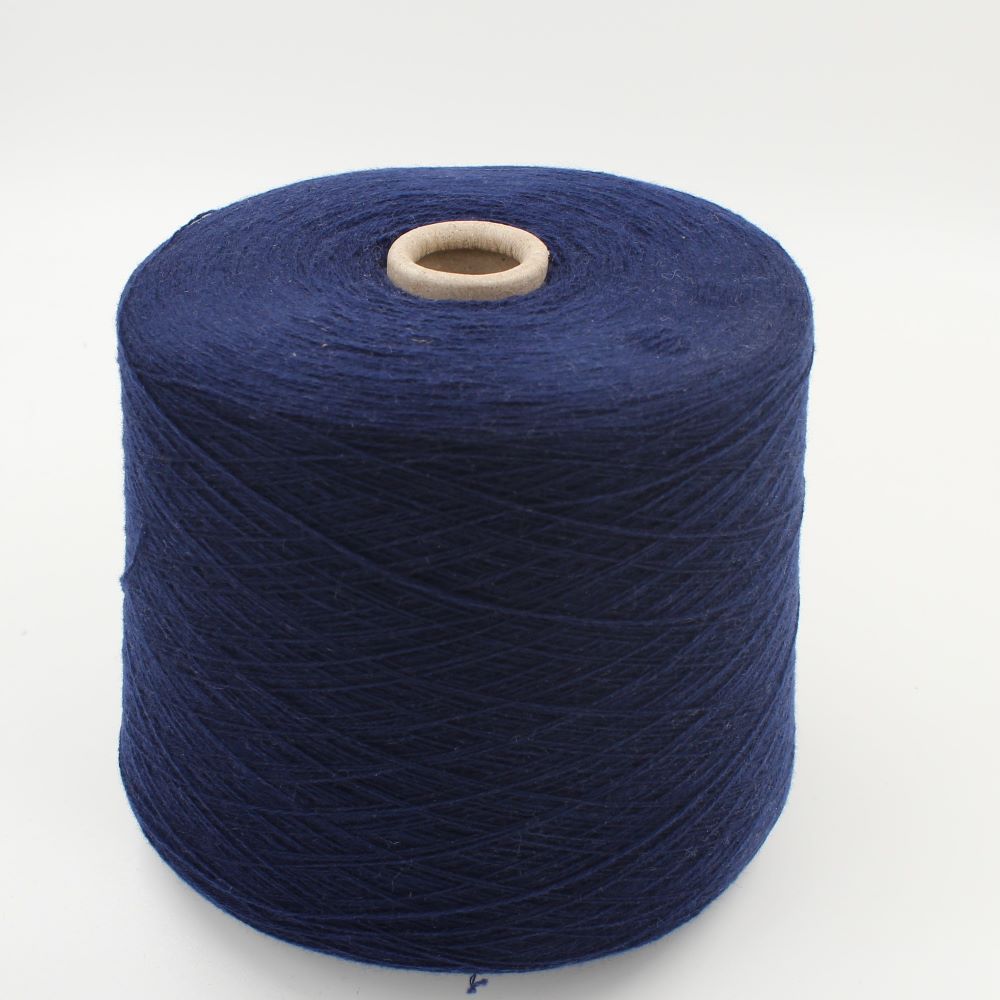 Filato 2/28 100% Cashmere colore blu rocche 430 gr