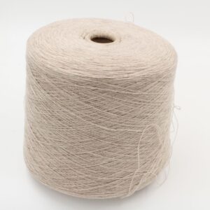 Filato 2/28 100% Cashmere colore beige chiaro rocche 420 gr
