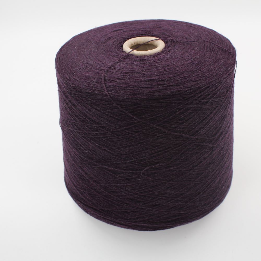 Filato 2/28 100% Cashmere colore viola rocche 600 gr