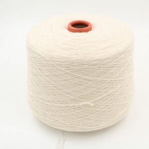 Filato merinos extrafine 70% cashmere 30% nm. 2/15 colore bianco naturale rocche 500 gr