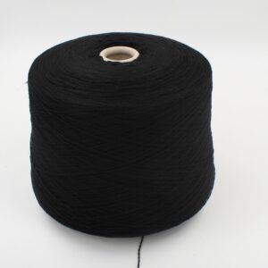 Filato merinos extrafine 70% cashmere 30% nm. 2/15 colore nero rocche 500 gr
