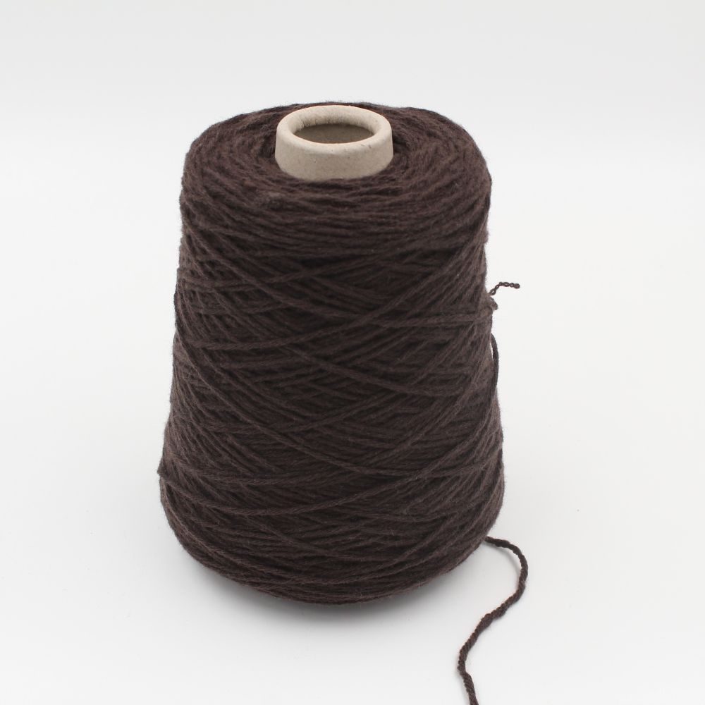 Cashmere yarn nm 2500 cablè WASHED color brown cones 560 gr