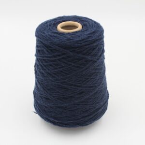 Filato cashmere nm 2500 cablè FOLLATO colore blu melange rocche 560 gr