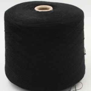 100% cashmere 2/11 color black cones 540 gr