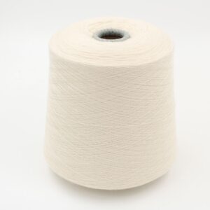 Filato Cashmere 100% nm 2/48 pettinato colore bianco naturale rocca 500 gr