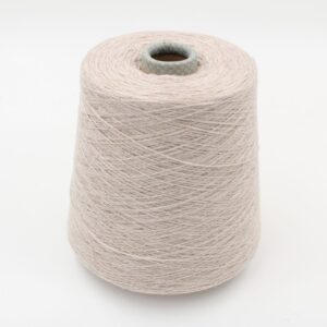 Yarn cashmere 100% nm 3/28 color beige cones 720 gr