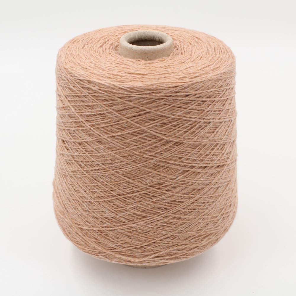 ALTER-ECO filato 97% cashmere 3% lana merino nm 2/12 colore rosa antico rocche 610 gr