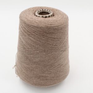 Yarn cashmere 100% superior nm 2/26 color brown cones 570 gr