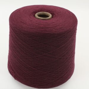 CONCORD yarn cashmere 100% 2/26 color bordeaux  cones 500 gr