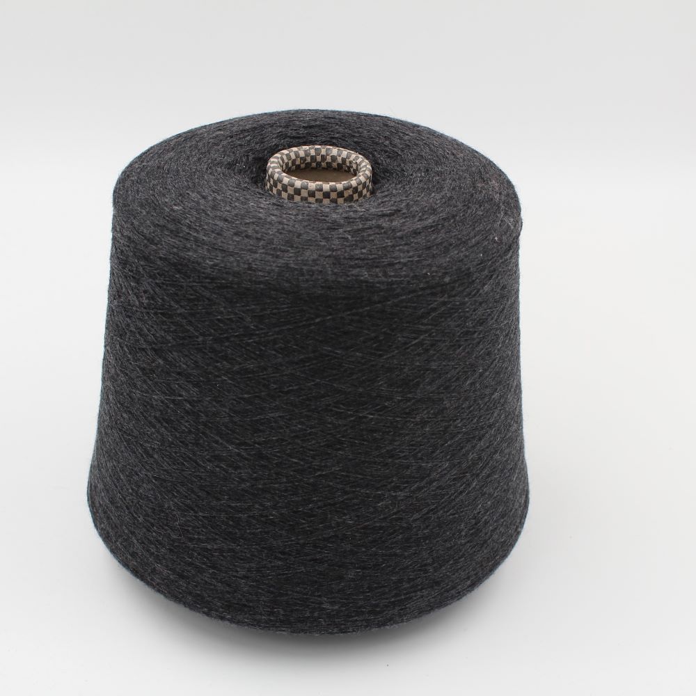 Filato 2/28 100% Cashmere colore carbone rocche 500 gr