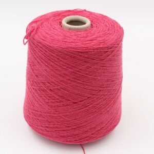 ALTER-ECO yarn 97% cashmere 3% wool merino nm 2/12 color fuxia cones 580 gr