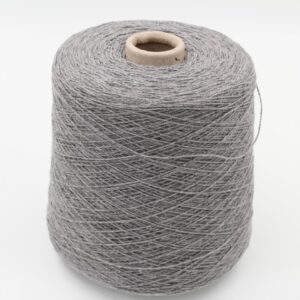 ALTER-ECO yarn 97% cashmere 3% wool merino nm 2/12 color light grey cones 610 gr