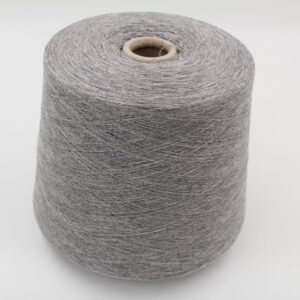 Yarn merino 40% cashmere 50% silk 10 % nm 20000 color light grey cones 510 gr