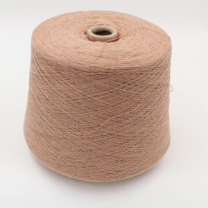 Yarn cashmere 100% superior nm 2/26 color apricot cones 500 gr