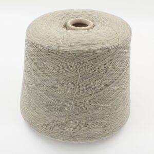 Yarn cashmere 100% superior nm 2/26 color sage green cones 500 gr
