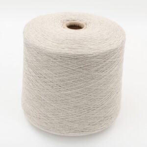 Yarn cashmere 100% superior nm 2/26 color beige cones 530 gr